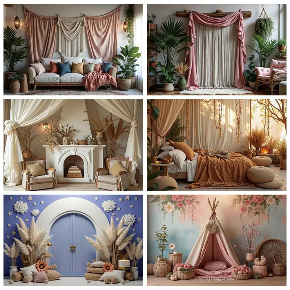 MOON.QG Boho Style Arch Photo Zone Frame Backdrop Bohemian Drapes Curtains Living Room Background Children Photography Wallpaper
MOON.QG Boho Style Arch Photo Zone Frame Backdrop Bohemian Drapes Curtains Living Room Background Children Photography Wallpaper