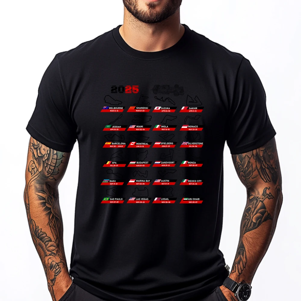 2025 Formula Racing Open Wheel Race Car Fan World Circut Streetwear Men Men's Clothes T-shirts Punk Style
2025 Formula Racing Open Wheel Race Car Fan World Circut Streetwear Men Men's Clothes T-shirts Punk Style