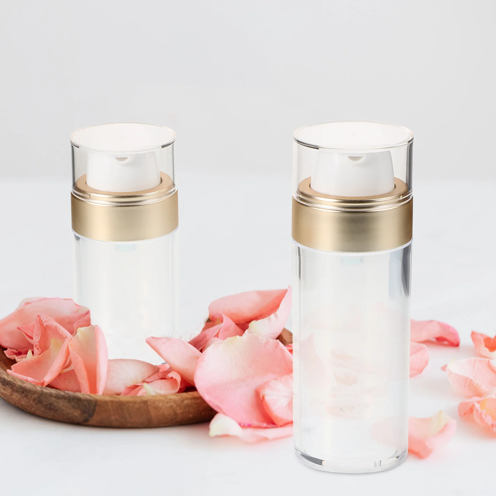 2PCS Vacuum Lotion Bottle 30ml 50ml Size Airless Pump Containers Refillable Skincare Dispenser Clear View
2PCS Vacuum Lotion Bottle 30ml 50ml Size Airless Pump Containers Refillable Skincare Dispenser Clear View