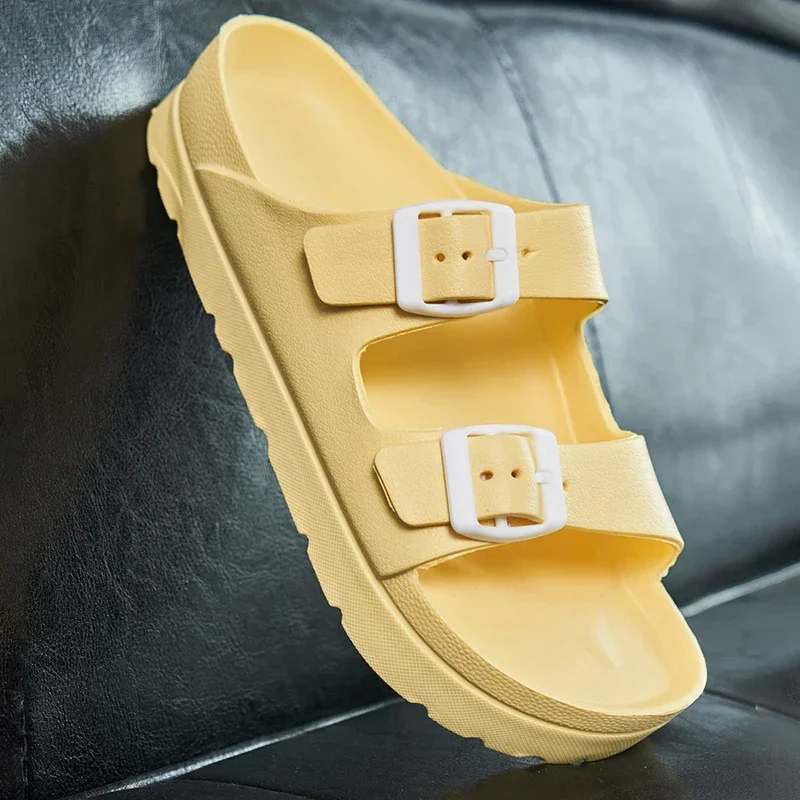 Thick Sole Sandals for Women Summer Female Slip on Slippers Beach Jelly Shoes Men Slides Buckle Casual Shoe Outdoor Flip Flops
Thick Sole Sandals for Women Summer Female Slip on Slippers Beach Jelly Shoes Men Slides Buckle Casual Shoe Outdoor Flip Flops