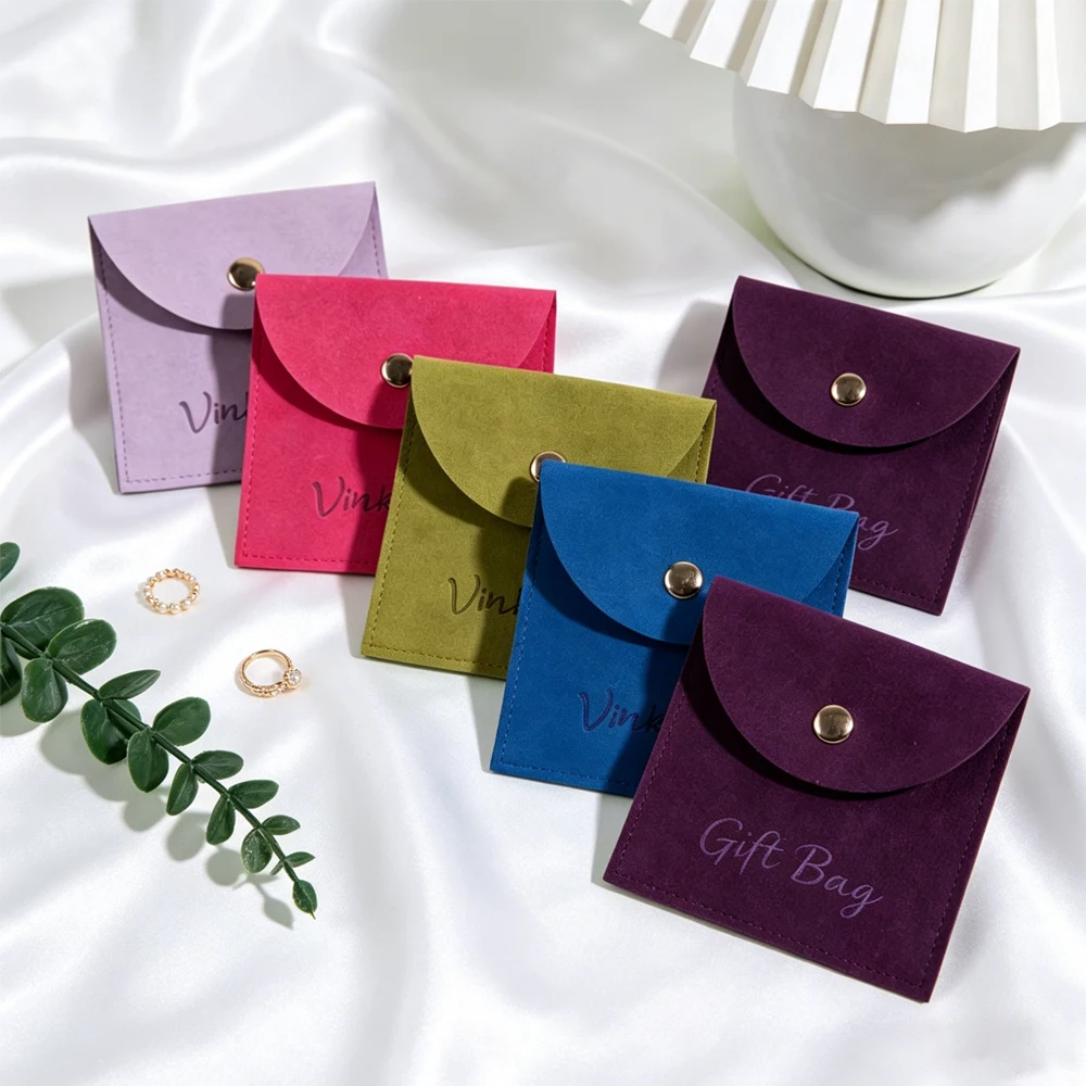 50/100Pcs 8x8cm Customized Logo Jewelry Gift Packaging Bag Fabric Suede Microfiber Snap Pouch for Ring Earring Necklace Brooch
50/100Pcs 8x8cm Customized Logo Jewelry Gift Packaging Bag Fabric Suede Microfiber Snap Pouch for Ring Earring Necklace Brooch