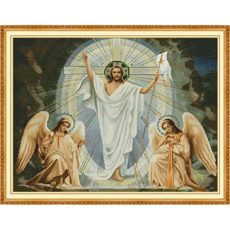 Jesus Pattern Stamping Cross Stitch Kit Handwork DMC Thread 16CT 14CT 11CT Aida Canva Embroidery Kit Beginner JoySunday
Jesus Pattern Stamping Cross Stitch Kit Handwork DMC Thread 16CT 14CT 11CT Aida Canva Embroidery Kit Beginner JoySunday