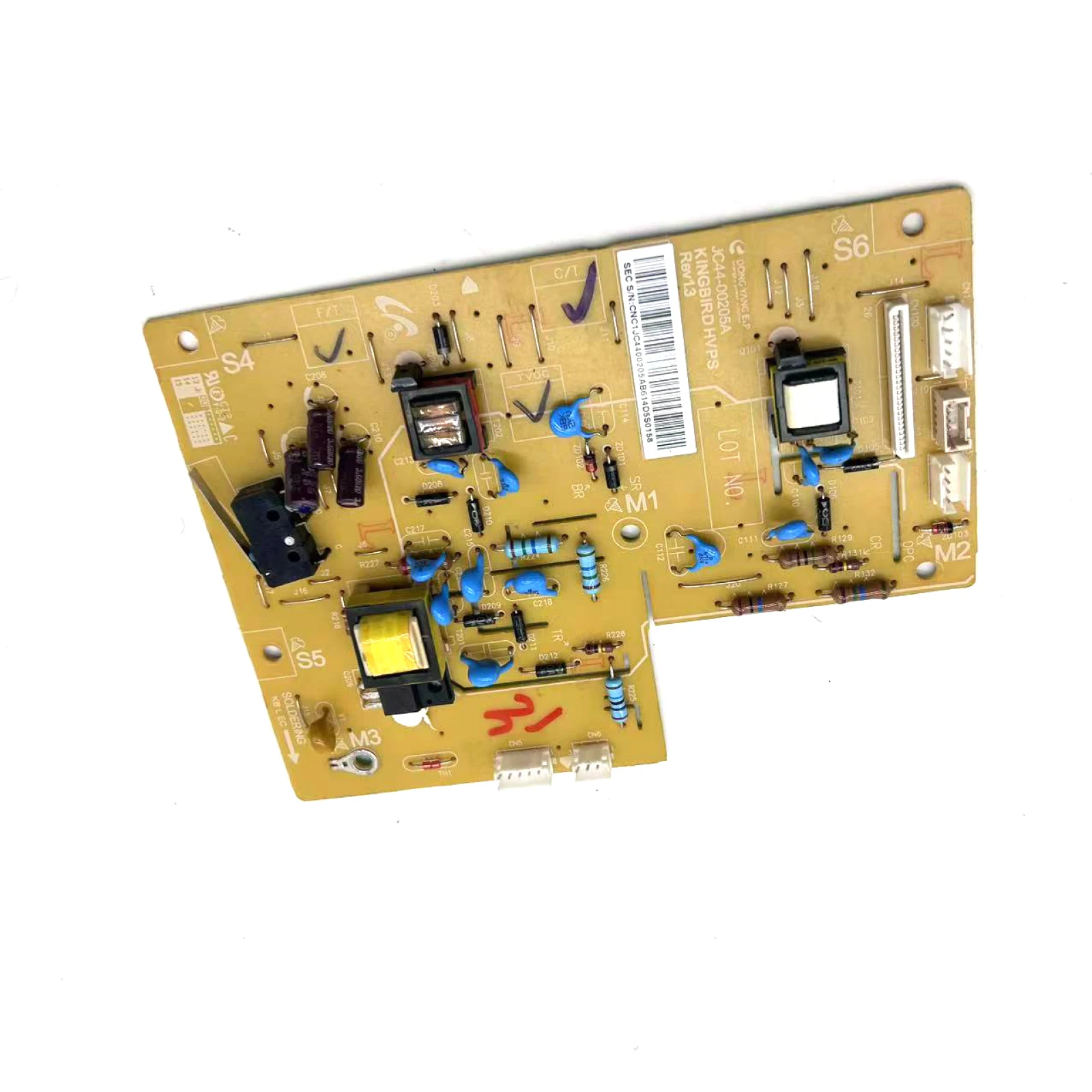 Высоковольтный источник питания SCX-4729FD JC44-00205A подходит для деталей принтера Samsung SCX 4729FD
Высоковольтный источник питания SCX-4729FD JC44-00205A подходит для деталей принтера Samsung SCX 4729FD