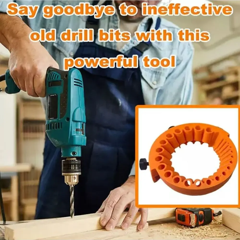 Portable Drill Bit Sharpener Drill Bit Grinding Artifact Grinding Auxiliary Tool Angle Grinder Drill Bit Holder
Portable Drill Bit Sharpener Drill Bit Grinding Artifact Grinding Auxiliary Tool Angle Grinder Drill Bit Holder