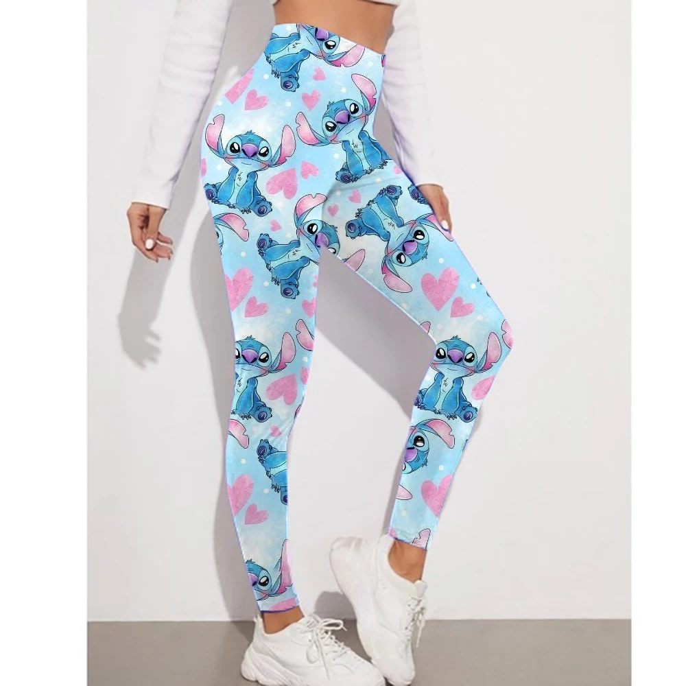 Multi-color Disney Stitch cartoon print high-waisted stretch running fitness yoga pants tight leggings for women
Multi-color Disney Stitch cartoon print high-waisted stretch running fitness yoga pants tight leggings for women