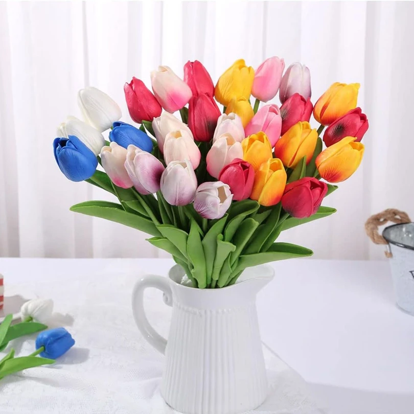3pcs Artificial Flower Tulip Scrapbooking Vase Home Decor Wedding Gift Garden Arch Garden Wreath Mother's Day Bridal Bouquet Diy
3pcs Artificial Flower Tulip Scrapbooking Vase Home Decor Wedding Gift Garden Arch Garden Wreath Mother's Day Bridal Bouquet Diy