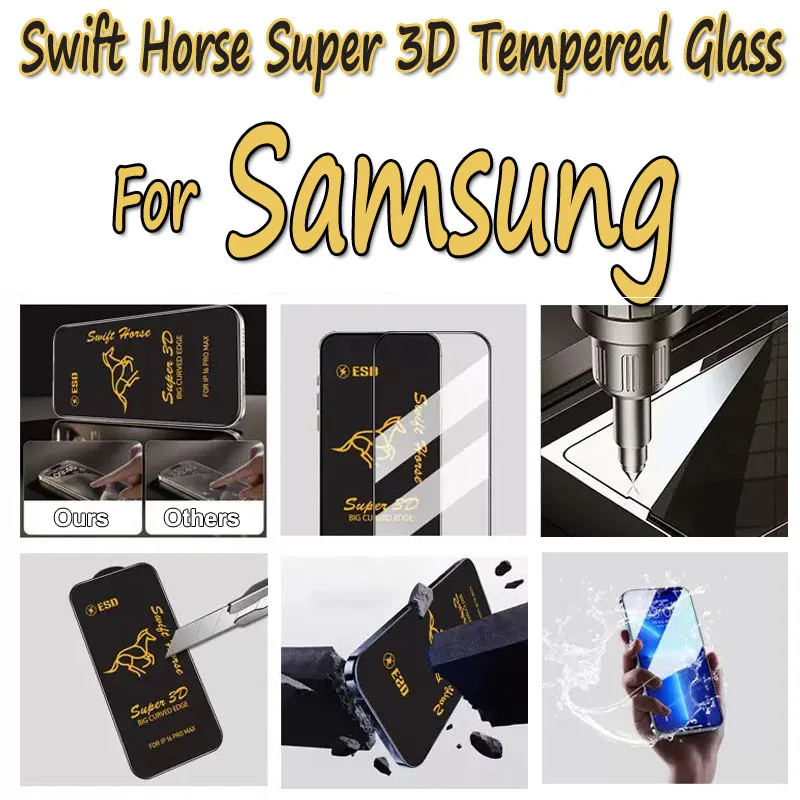 50pcs For Samsug A17 A56 A26 A36 A16 A55 A35 A25 A15 M56 A54 A24 A14 A53 A52 A11 Swift Horse 21H Tempered Glass Screen Protector
50pcs For Samsug A17 A56 A26 A36 A16 A55 A35 A25 A15 M56 A54 A24 A14 A53 A52 A11 Swift Horse 21H Tempered Glass Screen Protector