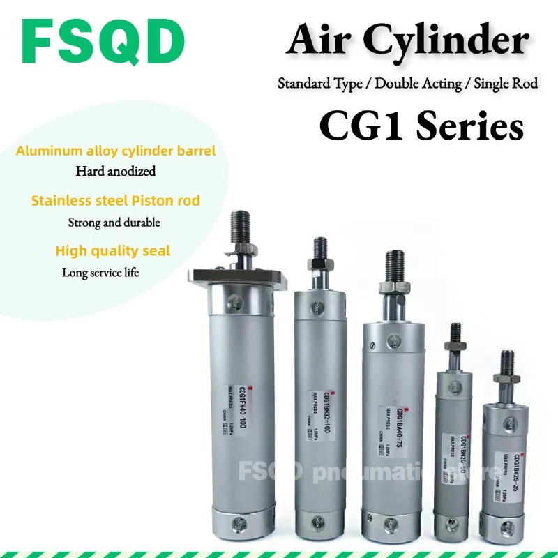 CG1 CDG1BN40-25,50,75,100,125,150,175,200,225,250,300,350,400,450,500 pneumatic air tools air cylinder
CG1 CDG1BN40-25,50,75,100,125,150,175,200,225,250,300,350,400,450,500 pneumatic air tools air cylinder