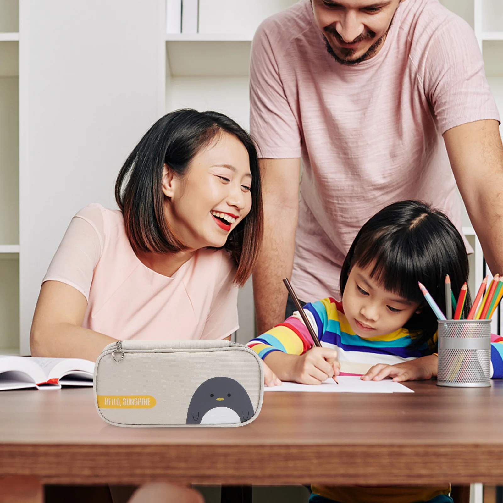 Creative Stationery Bag Simple Pencil Pouch Cartoon Pen Storage Durable Oxford Cloth Large Capacity Zipper Design Student
Creative Stationery Bag Simple Pencil Pouch Cartoon Pen Storage Durable Oxford Cloth Large Capacity Zipper Design Student