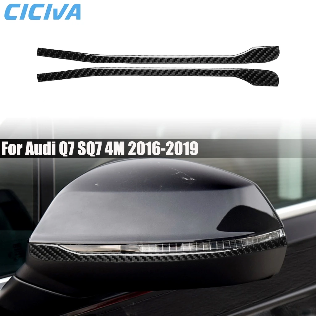 Carbon Fiber Car Accessories Side Rearview Mirror Decorative Exterior Cover Modified Trim Sticker For Audi Q7 SQ7 4M 2016-2019
Carbon Fiber Car Accessories Side Rearview Mirror Decorative Exterior Cover Modified Trim Sticker For Audi Q7 SQ7 4M 2016-2019