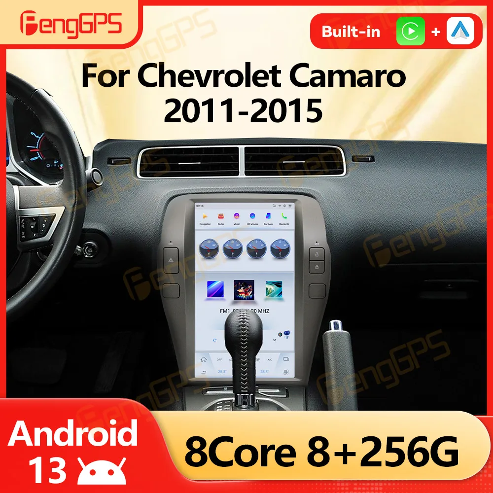 12" Android 13 Car Radio For Chevrolet Camaro 2011-2015 GPS Navigation Multimedia Player Auto Stereo Carplay HD Screen Head unit
12" Android 13 Car Radio For Chevrolet Camaro 2011-2015 GPS Navigation Multimedia Player Auto Stereo Carplay HD Screen Head unit