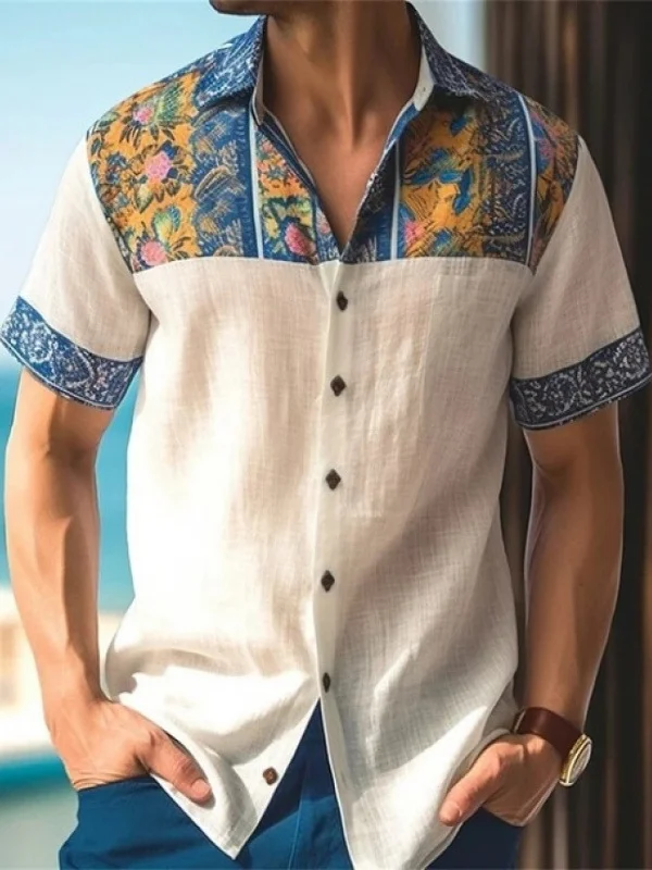 Loose Fit 3D Digital Print Short Sleeve Men's Shirt Breathable Comfortable Summer Casual Fashion Shoulder Width Regular Length
Loose Fit 3D Digital Print Short Sleeve Men's Shirt Breathable Comfortable Summer Casual Fashion Shoulder Width Regular Length
