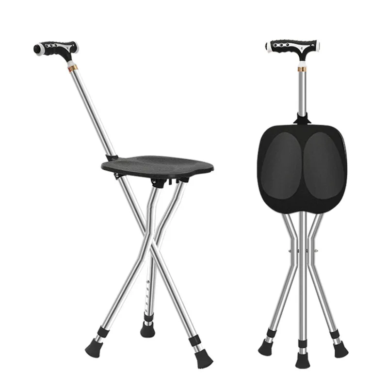 Crutches Three-legged Stool Outdoor Alpine Walking Stick Aluminum Alloy Folding Chair Folding Stick Multifunctional Cane
Crutches Three-legged Stool Outdoor Alpine Walking Stick Aluminum Alloy Folding Chair Folding Stick Multifunctional Cane