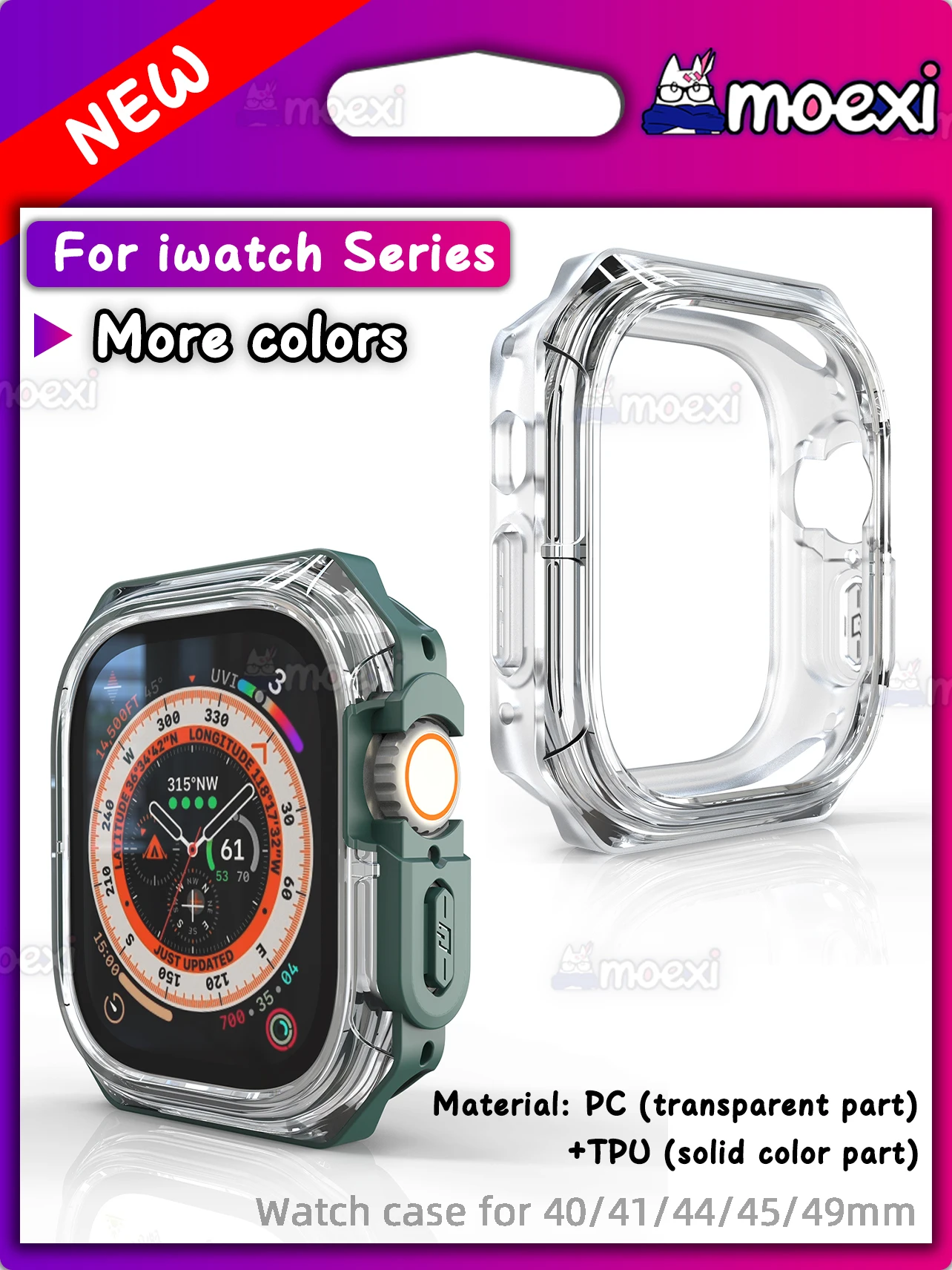 Для iwatch ultra HK9 ULTRA 2 Max Smartwatch защитный чехол ПК + ТПУ прозрачный двухцветный бронированный чехол для часов Hello watch 3 + 49 мм
Для iwatch ultra HK9 ULTRA 2 Max Smartwatch защитный чехол ПК + ТПУ прозрачный двухцветный бронированный чехол для часов Hello watch 3 + 49 мм