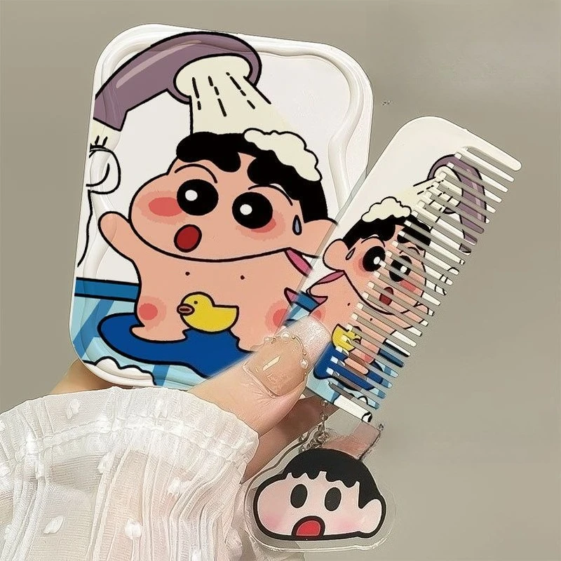 Crayon Shin-chan Bathing Cartoon Funny Student Holding Makeup Mirror Portable Foldable Mini Y2k Fashion Toys Anime Cartoon
Crayon Shin-chan Bathing Cartoon Funny Student Holding Makeup Mirror Portable Foldable Mini Y2k Fashion Toys Anime Cartoon