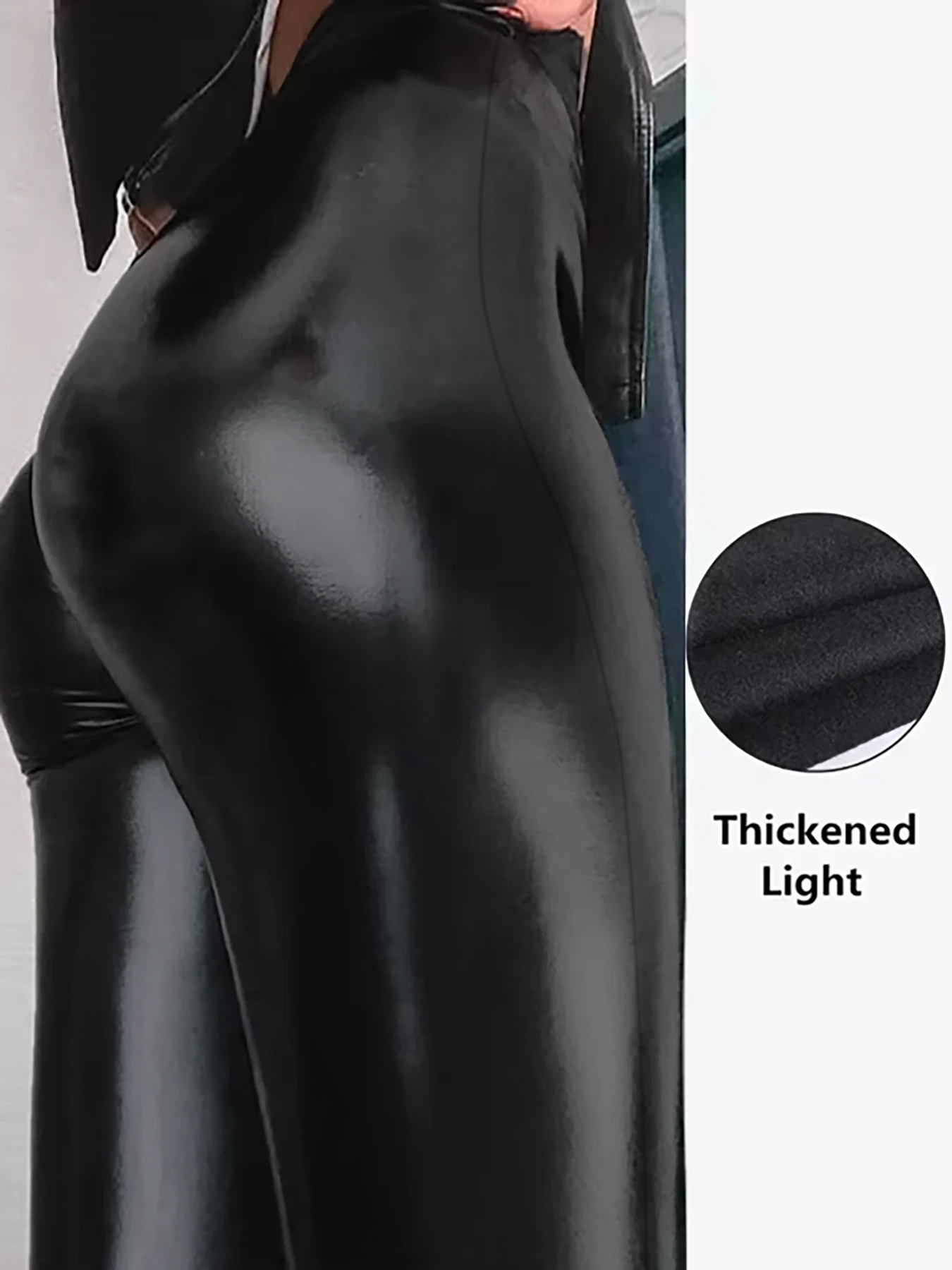 Женские весенне-осенние леггинсы из искусственной кожи с высокой талией, повседневные леггинсы, черные леггинсы, спортивные леггинсы 759.
Женские весенне-осенние леггинсы из искусственной кожи с высокой талией, повседневные леггинсы, черные леггинсы, спортивные леггинсы 759.