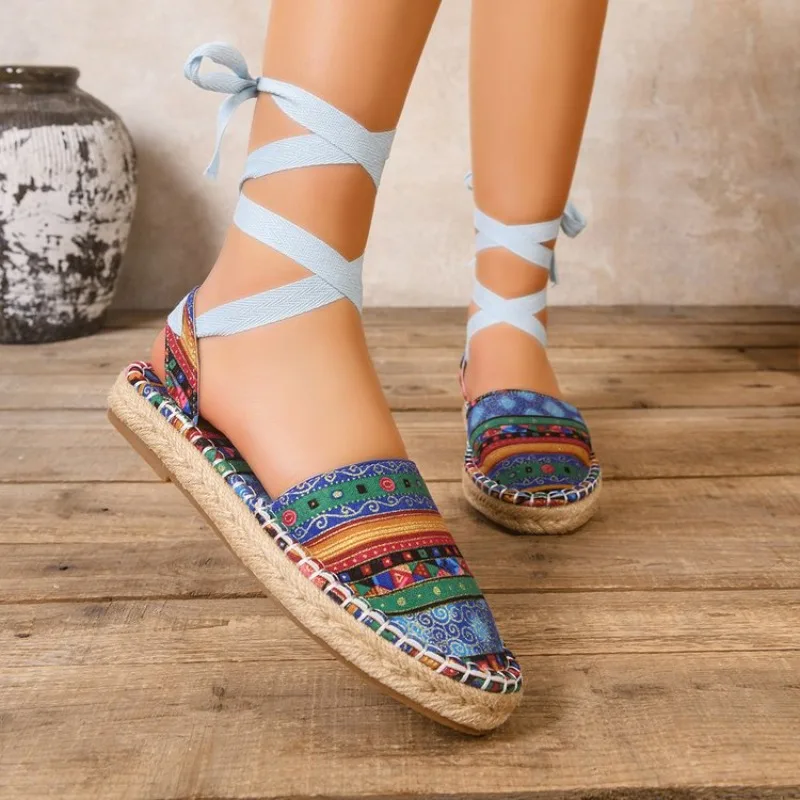 Women Sandals Bohemian Style Beach Fish Mouth Sandals Summer Fashion Sandals Women Rainbow Colored Lightweight Shoes Women
Women Sandals Bohemian Style Beach Fish Mouth Sandals Summer Fashion Sandals Women Rainbow Colored Lightweight Shoes Women