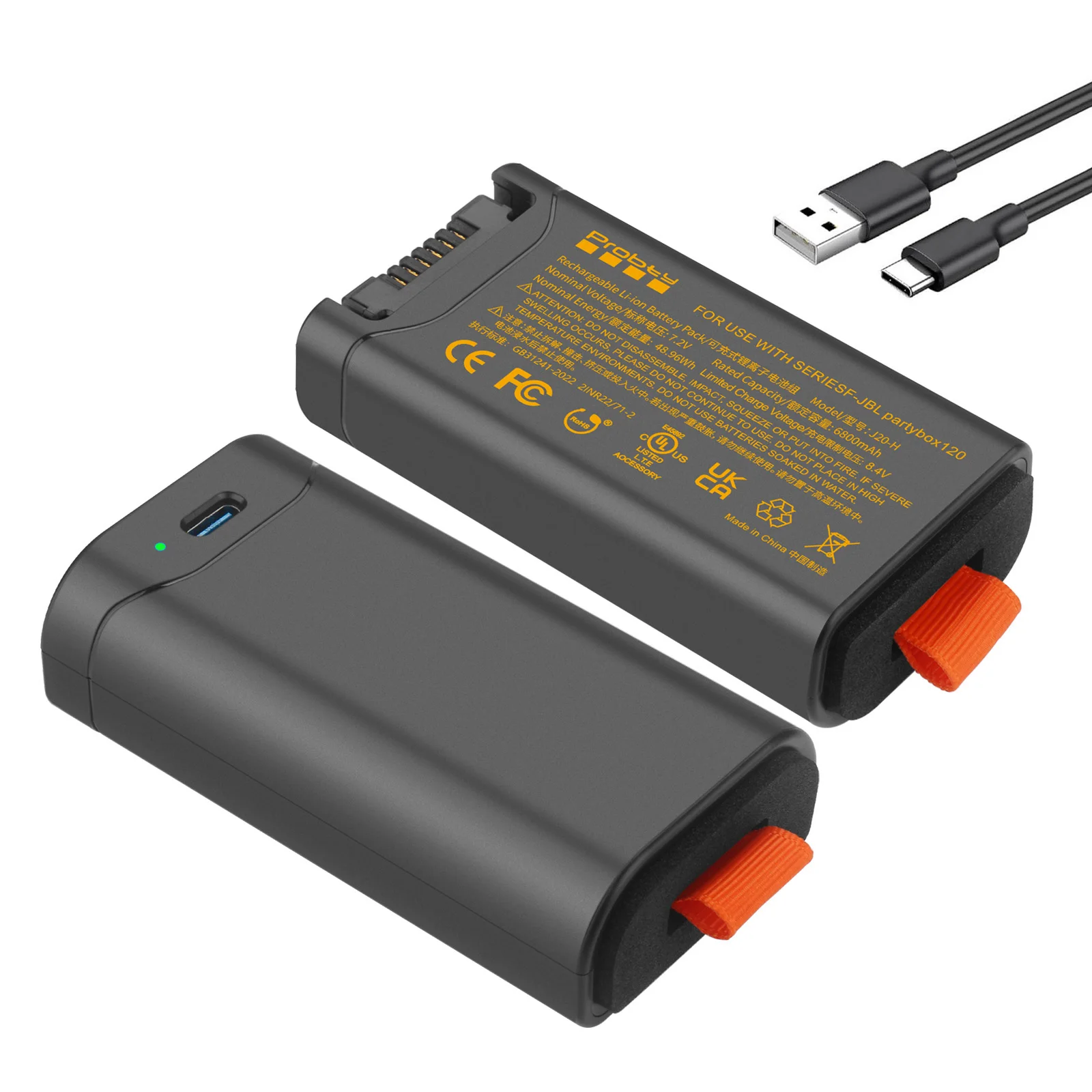 Сменный аккумулятор 6800 мАч для JBL BATTERY 200 для JBL PartyBox Club 120 FG2CELL21700P
Сменный аккумулятор 6800 мАч для JBL BATTERY 200 для JBL PartyBox Club 120 FG2CELL21700P
