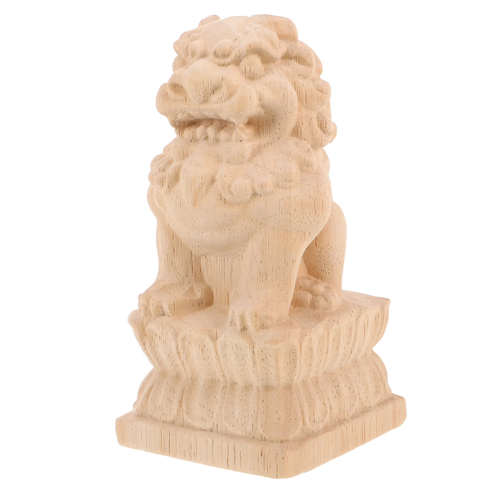Garden Bridge Column Small Lion Statue Sculpture Landscape Decor Wood Figurine Micro Chinese Beige Unpainted Carved Solid Wood
Garden Bridge Column Small Lion Statue Sculpture Landscape Decor Wood Figurine Micro Chinese Beige Unpainted Carved Solid Wood