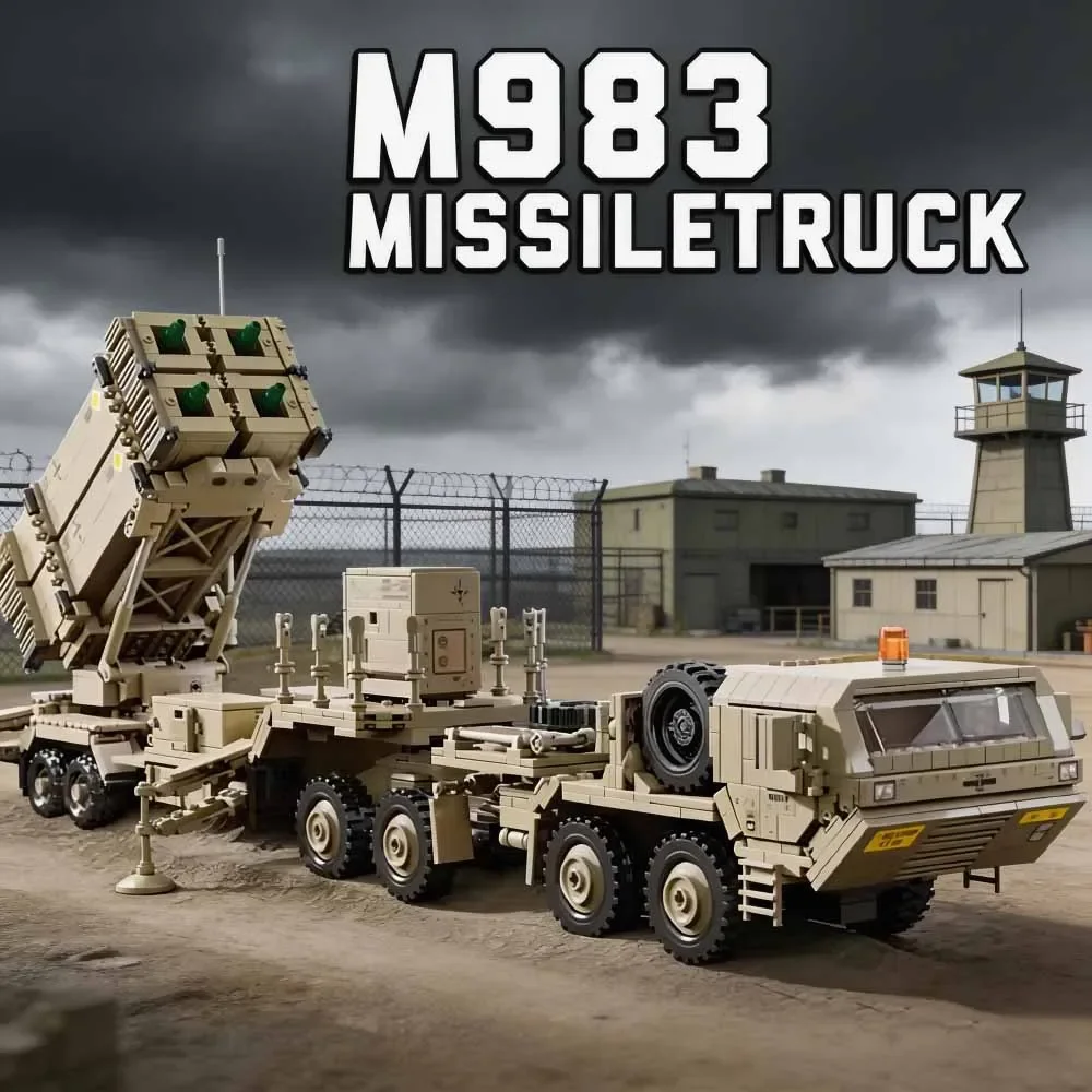 Military Series US M983 Missile Truck Transport Vehicle WWW2 Armored Vehicle Difficult Building Blocks Puzzle Toys Boys 2566pcs
Military Series US M983 Missile Truck Transport Vehicle WWW2 Armored Vehicle Difficult Building Blocks Puzzle Toys Boys 2566pcs