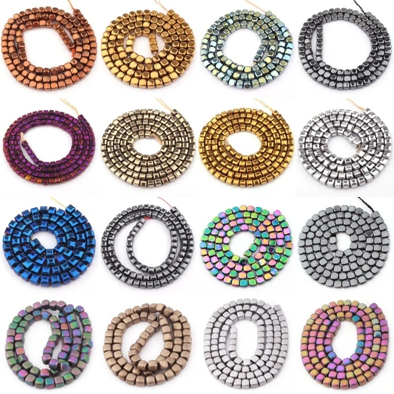 Natural Hematite Cube Square Stone Beads DIY Loose Strand 15 Inches For Necklace Bracelet Fashion Jewelry Making 2/3/4/6/8mm
Natural Hematite Cube Square Stone Beads DIY Loose Strand 15 Inches For Necklace Bracelet Fashion Jewelry Making 2/3/4/6/8mm