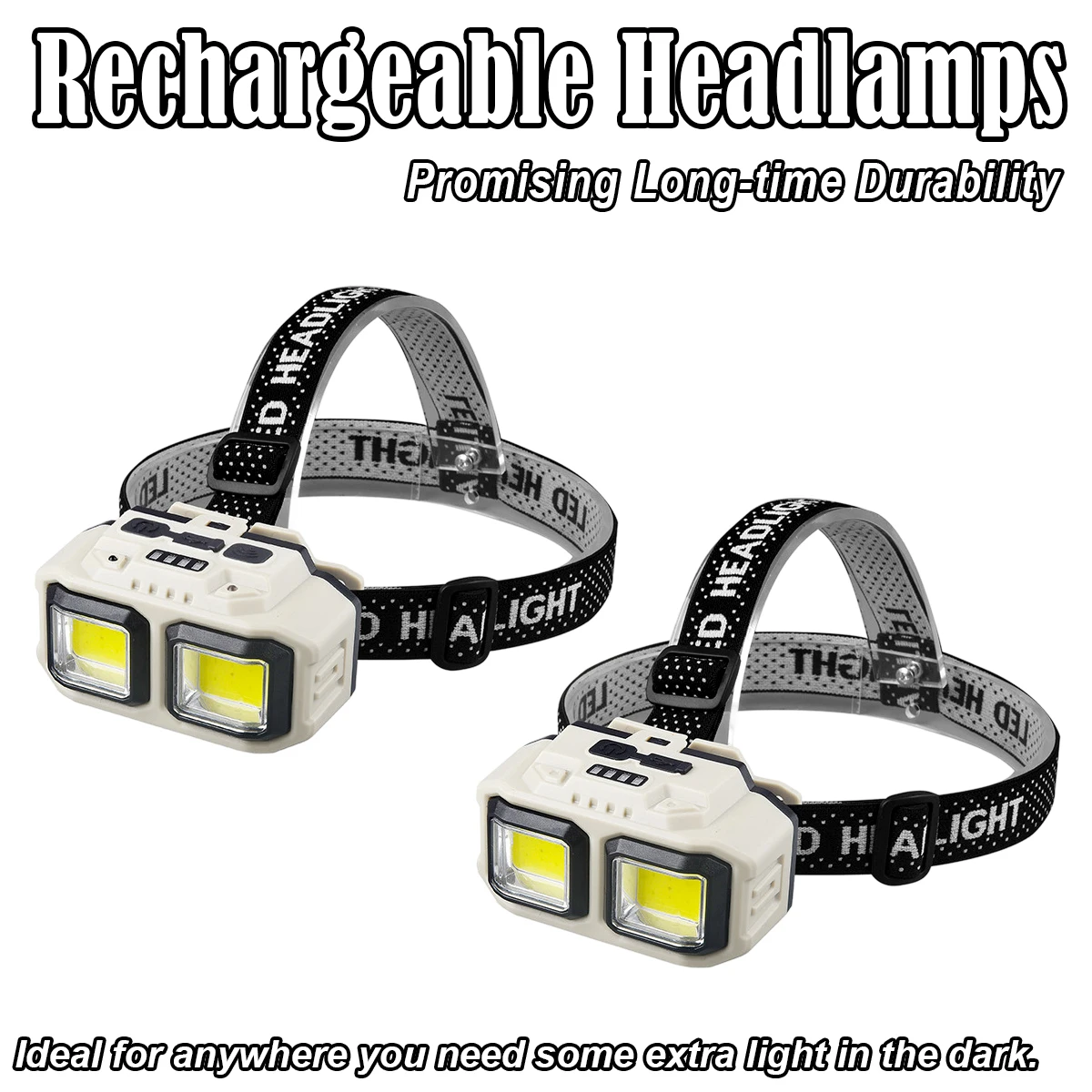 Waterproof LED Headlamp COB Wave Sensor Head Light USB Rechargeable White Light Adjust Angle Flashlight Super Bright Powerful
Waterproof LED Headlamp COB Wave Sensor Head Light USB Rechargeable White Light Adjust Angle Flashlight Super Bright Powerful