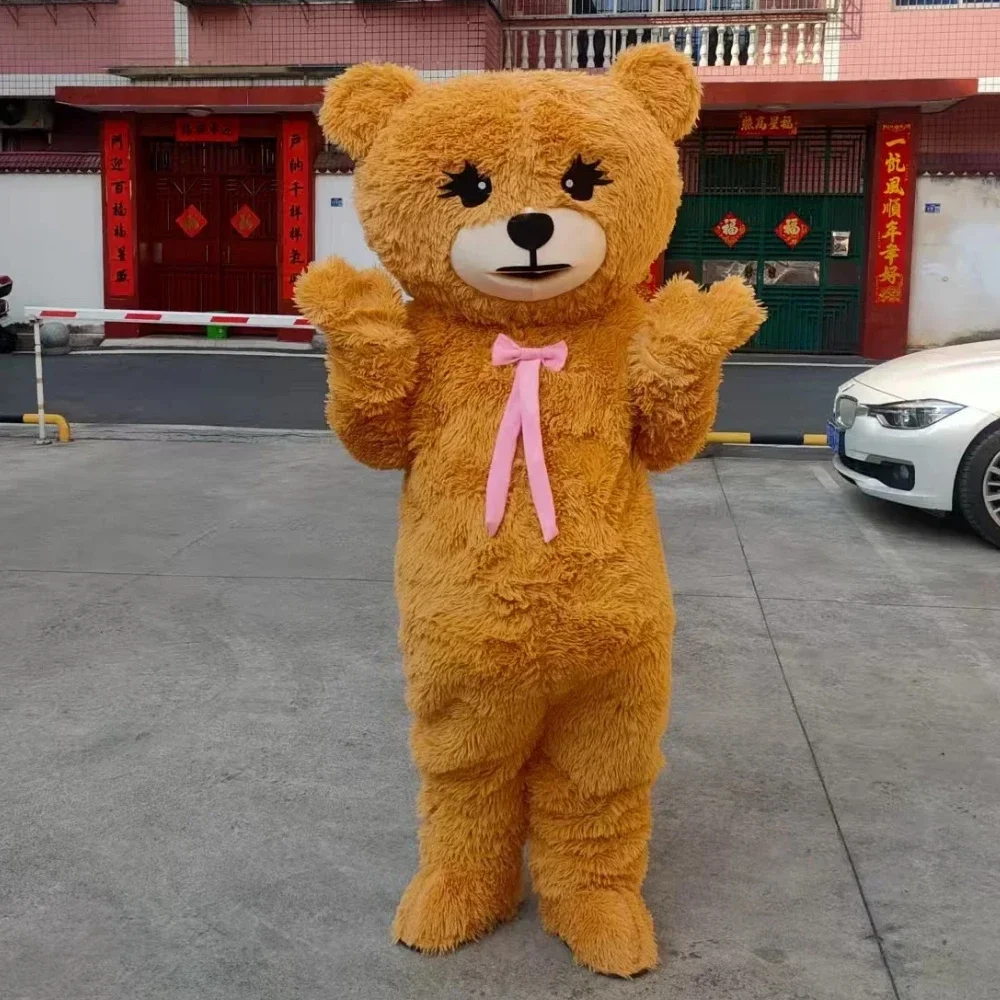 Black Coat Plush Cute Brown Bear Mascot Costume Fancy Cartoon Walking Doll Clothes Halloween Christmas Fancy Party Dress
Black Coat Plush Cute Brown Bear Mascot Costume Fancy Cartoon Walking Doll Clothes Halloween Christmas Fancy Party Dress