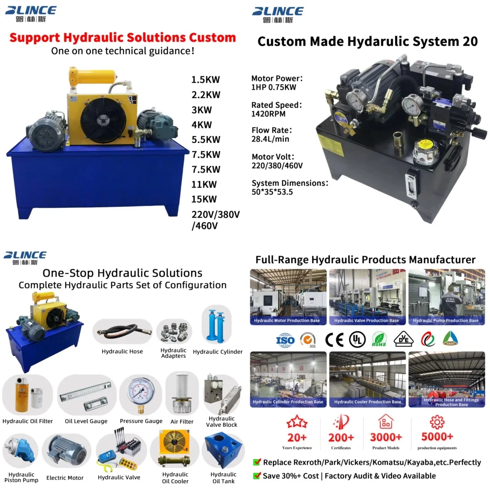4KW 5KW 6KW 7KW 8KW 9KW 10KW 11KW Customized Hydraulic Power Pack Unit for Small Trailer Hydraulic Pump Station for
4KW 5KW 6KW 7KW 8KW 9KW 10KW 11KW Customized Hydraulic Power Pack Unit for Small Trailer Hydraulic Pump Station for