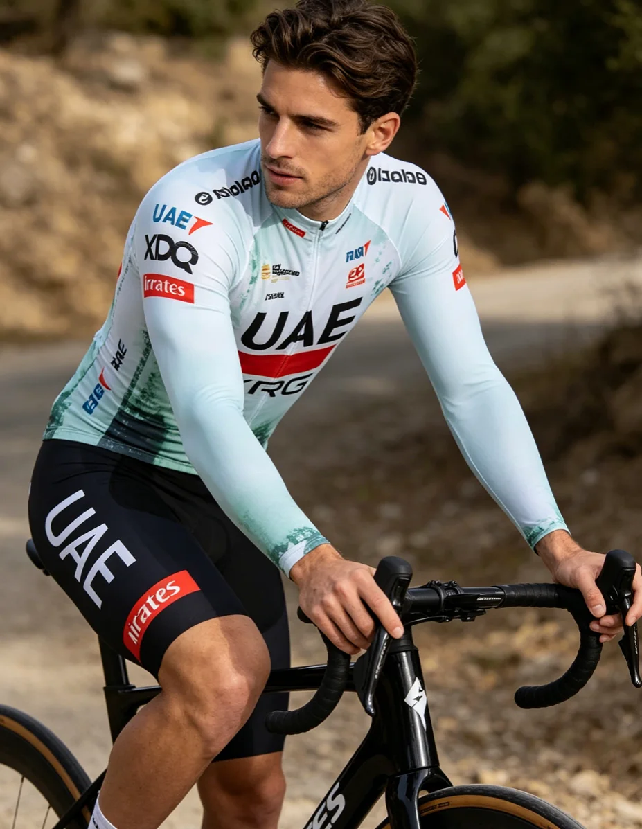 Winter UAE Cycling Jersey 20D Bike Pants Suit Men Women Thermal Fleece MTB Road Bike Maillot Clothing Bicycle Jacket
Winter UAE Cycling Jersey 20D Bike Pants Suit Men Women Thermal Fleece MTB Road Bike Maillot Clothing Bicycle Jacket