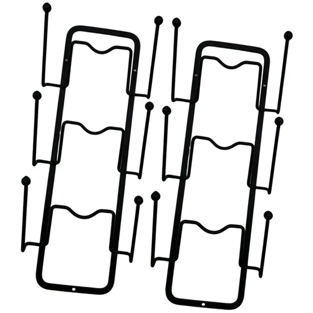 2 Pcs Pot Lid Rack Wear Resistant Organizer Home Carbon Steel Black Non Slip U Shape Punch Free Wall Mount Kitchen Storage
2 Pcs Pot Lid Rack Wear Resistant Organizer Home Carbon Steel Black Non Slip U Shape Punch Free Wall Mount Kitchen Storage
