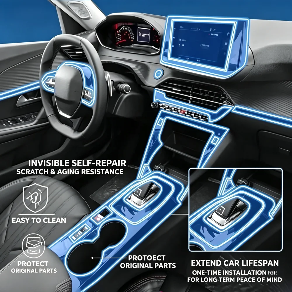 Car Accessories Dashboard Multimedia Navigation Transparent Anti-Scratch Protection Film Modification For Peugeot 2008 2022-2025
Car Accessories Dashboard Multimedia Navigation Transparent Anti-Scratch Protection Film Modification For Peugeot 2008 2022-2025