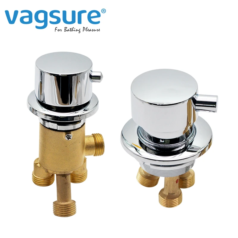 Split Two Piece 2 or 3 Way Wafterfall Diverter Valve Hot And Cold Water Brass Switch Valve Control For Bathroom Shower Bath
Split Two Piece 2 or 3 Way Wafterfall Diverter Valve Hot And Cold Water Brass Switch Valve Control For Bathroom Shower Bath