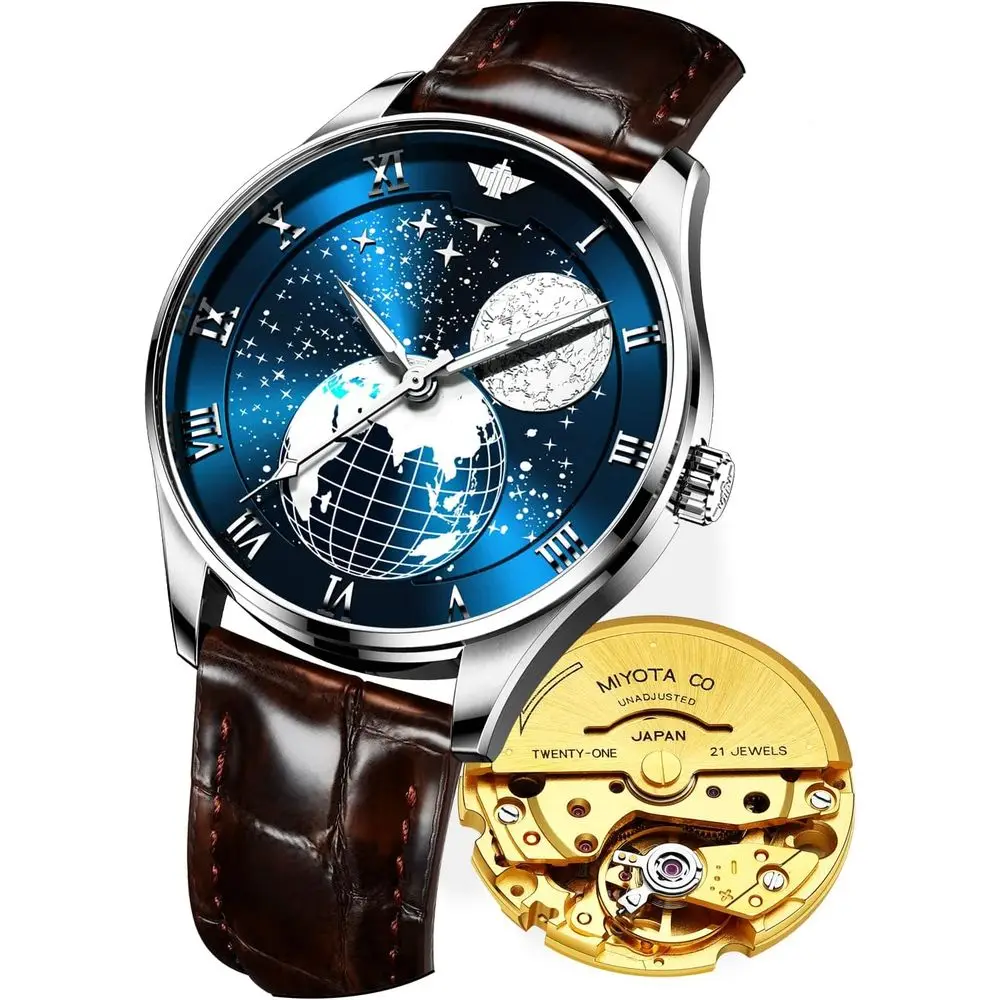 Мужские часы OUPINKE Skeleton Automatic Mechanical Premium с сапфировым стеклом, водонепроницаемые наручные часы из вольфрамовой стали
Мужские часы OUPINKE Skeleton Automatic Mechanical Premium с сапфировым стеклом, водонепроницаемые наручные часы из вольфрамовой стали