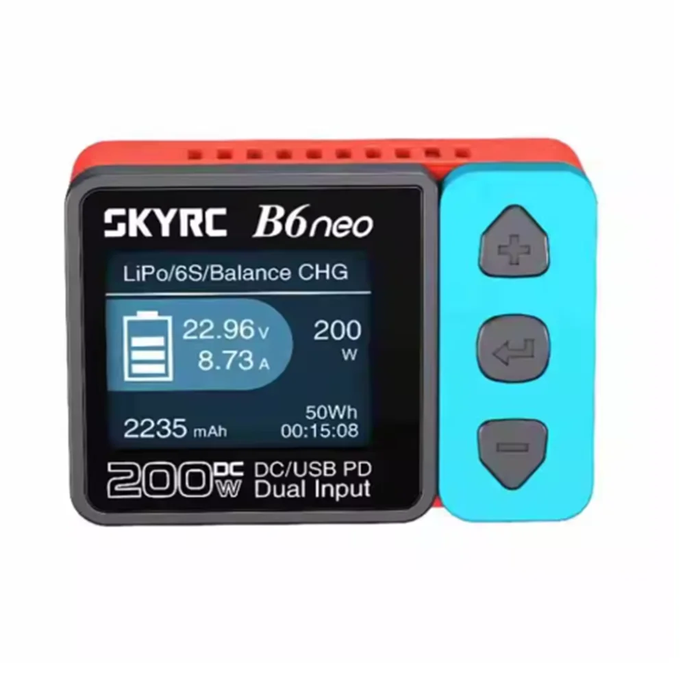 SKYRC B6neo Smart Charger DC 200W PD 80W LiPo Battery Balance Charger Discharger
SKYRC B6neo Smart Charger DC 200W PD 80W LiPo Battery Balance Charger Discharger