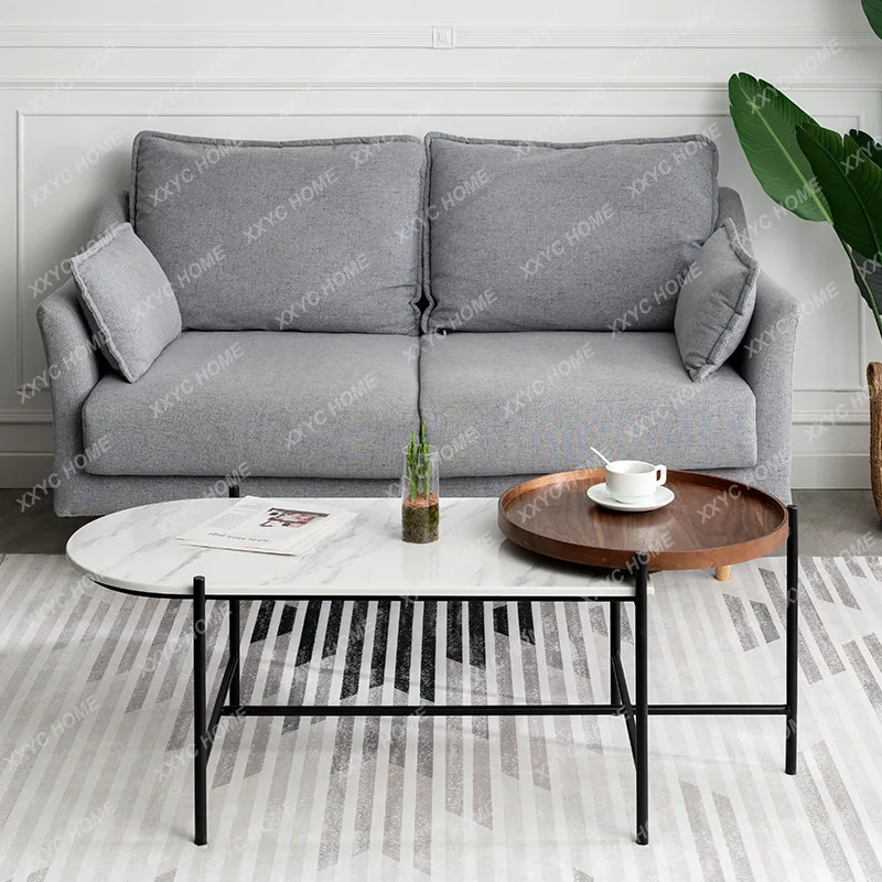 LXNordic creative marble coffee table small apartment living room simple oval tea table
LXNordic creative marble coffee table small apartment living room simple oval tea table