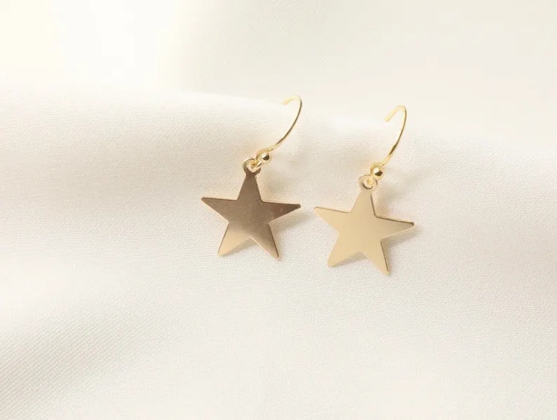 14k Gold Filled Star Earrings Luxury High Quality Dangly Star Earrings Ladies' Earrings Jewelry Gifts for Woman
14k Gold Filled Star Earrings Luxury High Quality Dangly Star Earrings Ladies' Earrings Jewelry Gifts for Woman