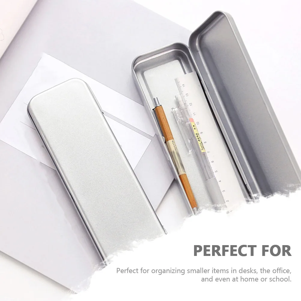 3pcs Hinged Tin Pencil Case Durable Wear-Resistant Metal Pen Organizer For School Office Home Multi-Function Stationery Box
3pcs Hinged Tin Pencil Case Durable Wear-Resistant Metal Pen Organizer For School Office Home Multi-Function Stationery Box