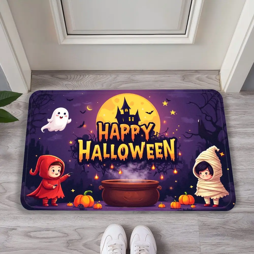 VIKAMA Halloween Entrance Bathroom Door Area Special Soft And Comfortable Foot Carpet Toilet Carpet Home Decoration
VIKAMA Halloween Entrance Bathroom Door Area Special Soft And Comfortable Foot Carpet Toilet Carpet Home Decoration