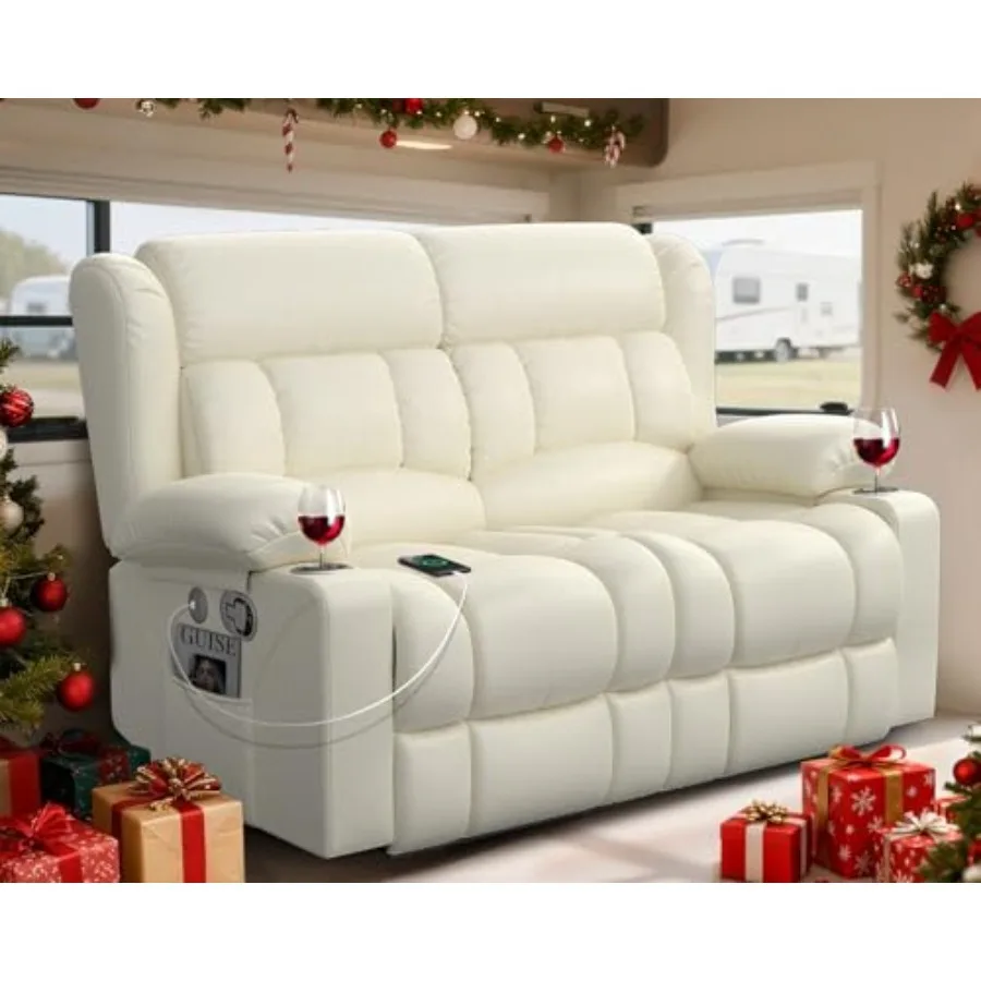 RV Recliner Sofa, Wall Hugger Reclining RV Couch with USB Ports, Large Pockets, Cup Holders, 150° Adjustable RV Recliners Furni
RV Recliner Sofa, Wall Hugger Reclining RV Couch with USB Ports, Large Pockets, Cup Holders, 150° Adjustable RV Recliners Furni