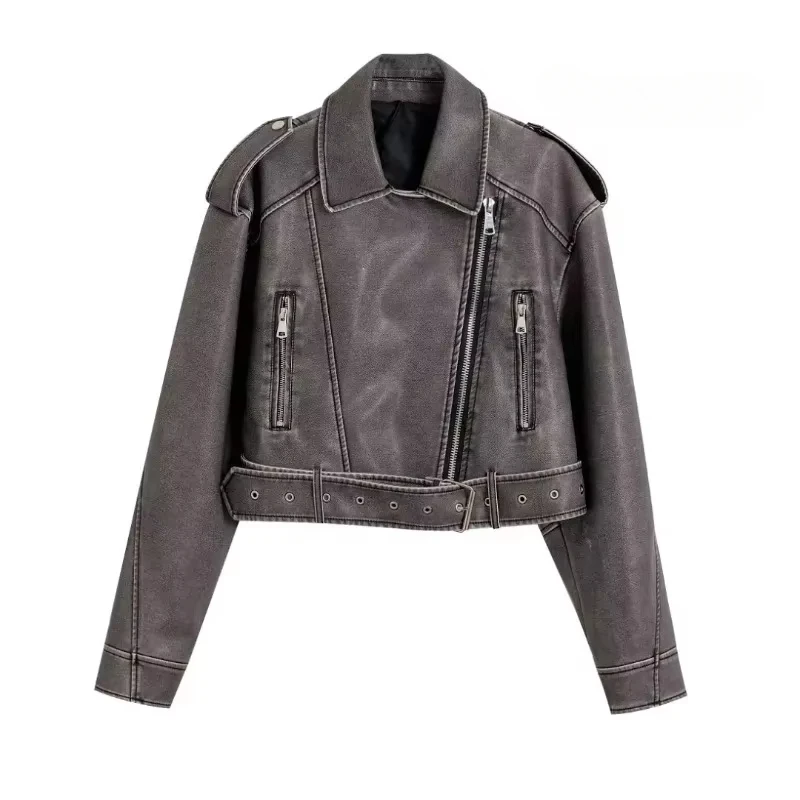 TRAFZR Leather Jackets Woman New in Outerwears Fall Fashion Urban Coats Women's Autumn Coat Vintage Distressed Lady Jackets
TRAFZR Leather Jackets Woman New in Outerwears Fall Fashion Urban Coats Women's Autumn Coat Vintage Distressed Lady Jackets