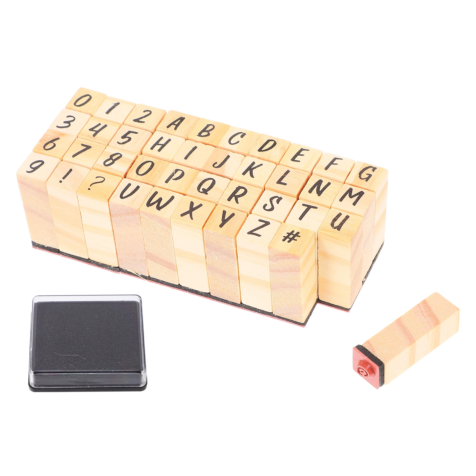 Wooden Letter Number Stamp Set With Ink Pad Durable Rubber Craft Stamps For Journaling Scrapbooking Diy Projects Stationery
Wooden Letter Number Stamp Set With Ink Pad Durable Rubber Craft Stamps For Journaling Scrapbooking Diy Projects Stationery