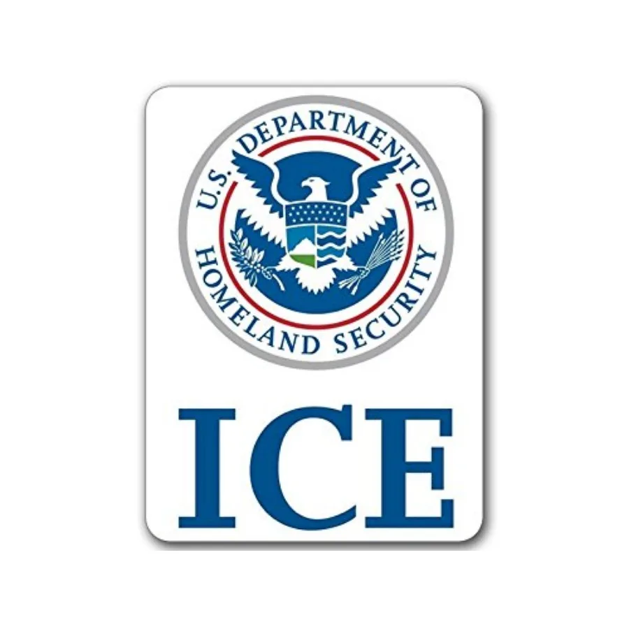 ICE Logo Sticker Insignia Legal Immigration Border Support Conservative Vinyl Decal for car Truck Laptop Phone and Water Bottle
ICE Logo Sticker Insignia Legal Immigration Border Support Conservative Vinyl Decal for car Truck Laptop Phone and Water Bottle