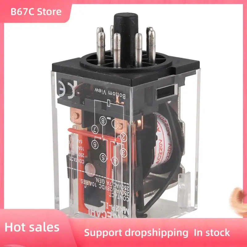 B67C 10X MK2P-I Прозрачный корпус DPDT AC220V Гнездо силового реле катушки
B67C 10X MK2P-I Прозрачный корпус DPDT AC220V Гнездо силового реле катушки