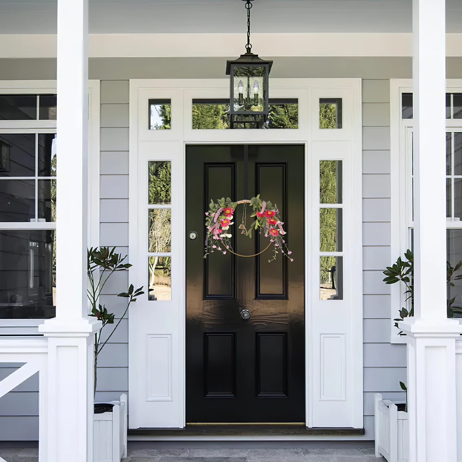 Artificial Daisy Lavender Wreath Spring Decoration Floral Door Garland for Weddings Front Door Wall Hanging Decor 
Artificial Daisy Lavender Wreath Spring Decoration Floral Door Garland for Weddings Front Door Wall Hanging Decor