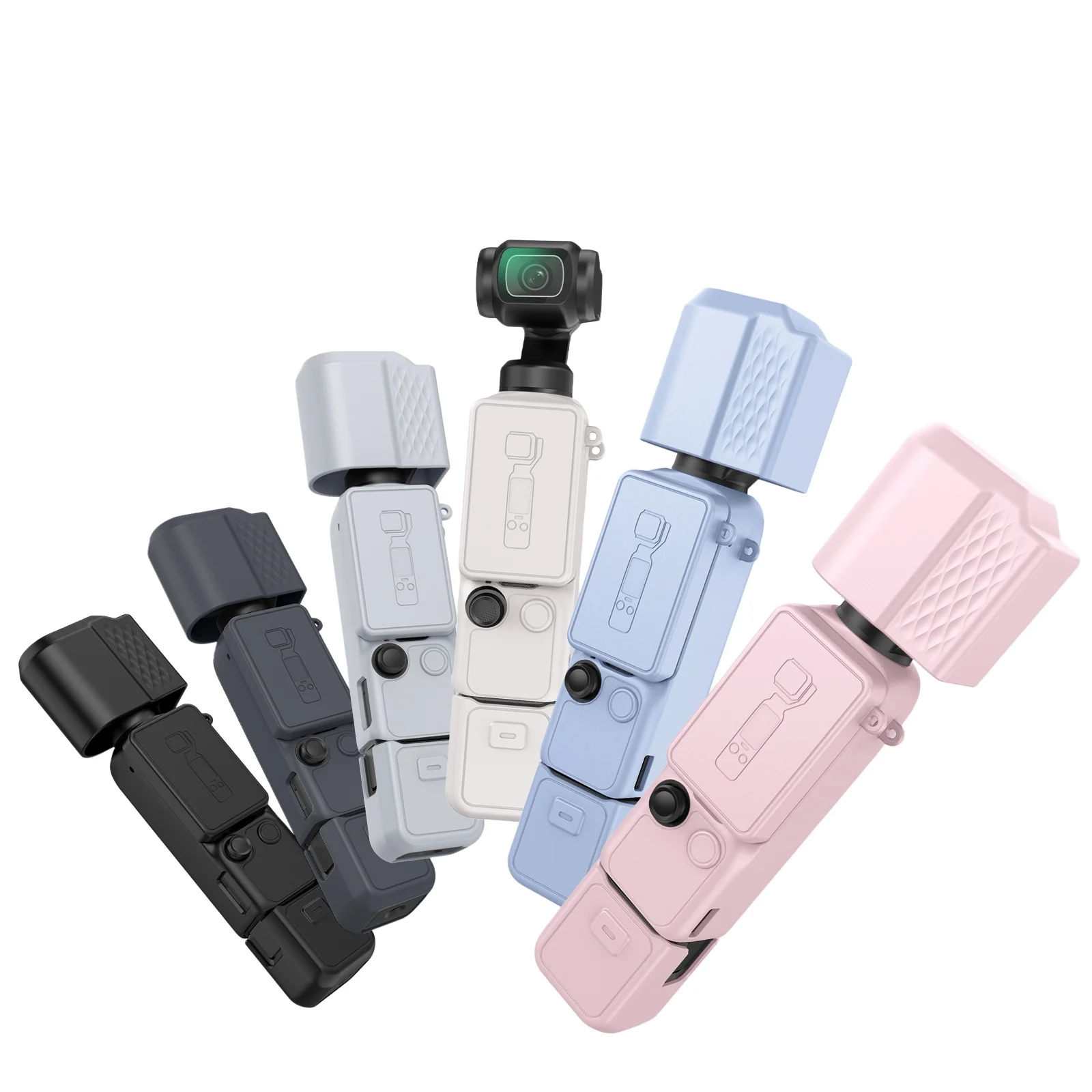 Colorful silicone protective case for DJI pocket 4 Camera dustproof and shock-resistant
Colorful silicone protective case for DJI pocket 4 Camera dustproof and shock-resistant
