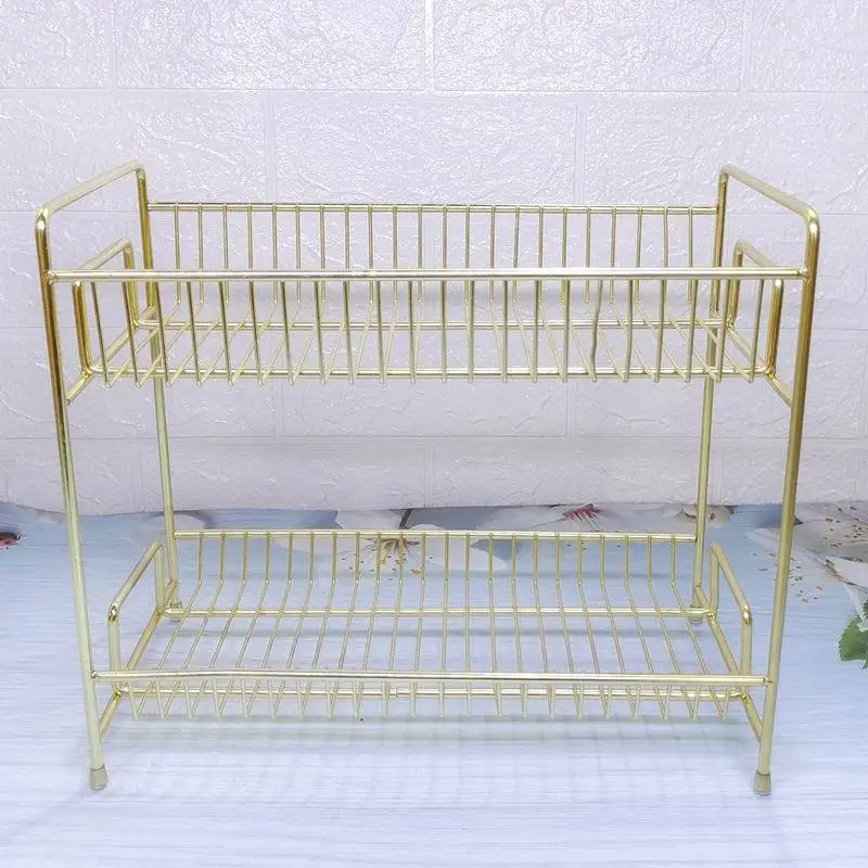 Многоуровневая подставка для хранения косметики Nordic Gold, железная настольная полка-органайзер для кухни, современный минималистичный стиль, для домашнего хранения
Многоуровневая подставка для хранения косметики Nordic Gold, железная настольная полка-органайзер для кухни, современный минималистичный стиль, для домашнего хранения