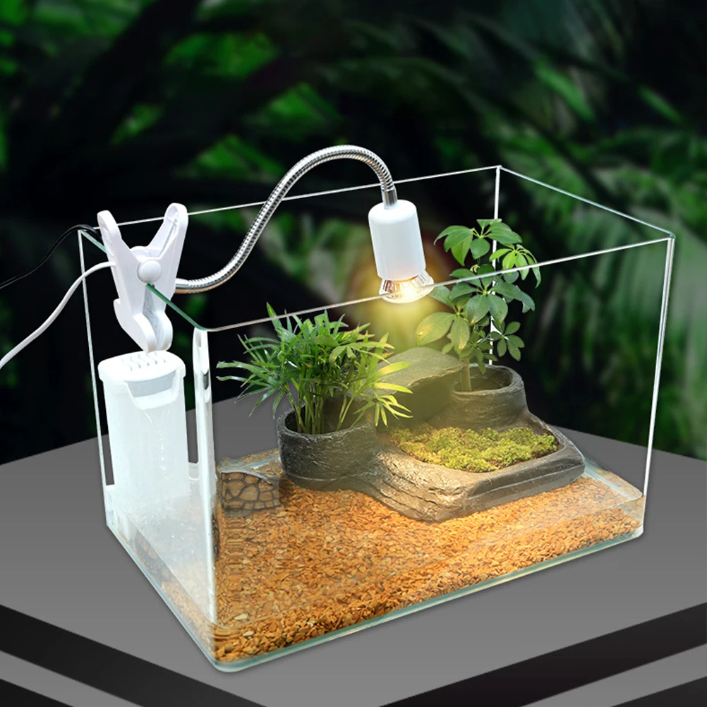 2Pcs Basking Light for Reptile Adjustable Clip Heat Lamp Sunlight Bulbs for Tortoise Turtle and Lizards Turtle Drying Backlight 
2Pcs Basking Light for Reptile Adjustable Clip Heat Lamp Sunlight Bulbs for Tortoise Turtle and Lizards Turtle Drying Backlight