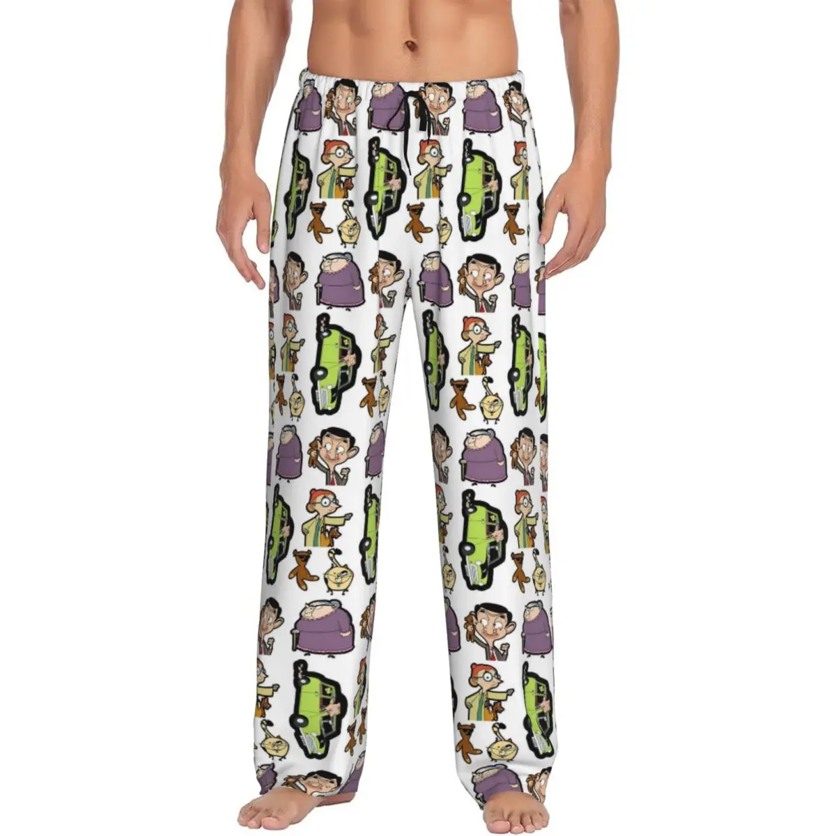 Custom Mr. Bean Cartoon Pajama Pants Men Sleepwear Sleep Lounge Bottoms with Pockets
Custom Mr. Bean Cartoon Pajama Pants Men Sleepwear Sleep Lounge Bottoms with Pockets