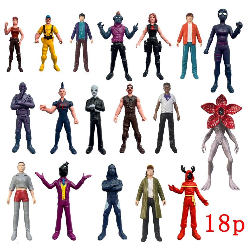 Набор из 18 фигурок «Чудовища» (Стив, Элевен, Векна) из аниме «Люди в черных костюмах» (Stranger Things), коллекционные куклы, рождественские игрушки, подарок, хит продаж 2026 года
Набор из 18 фигурок «Чудовища» (Стив, Элевен, Векна) из аниме «Люди в черных костюмах» (Stranger Things), коллекционные куклы, рождественские игрушки, подарок, хит продаж 2026 года