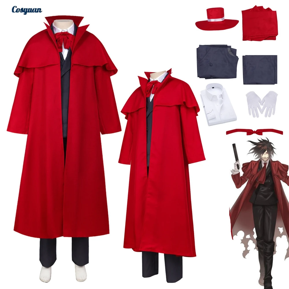 Anime Hellsing Ultimate of OVA Herushingu Cosplay Alucard Cloth Party Disguise Roleplay Halloween Costume Carnival Outfits Suits
Anime Hellsing Ultimate of OVA Herushingu Cosplay Alucard Cloth Party Disguise Roleplay Halloween Costume Carnival Outfits Suits